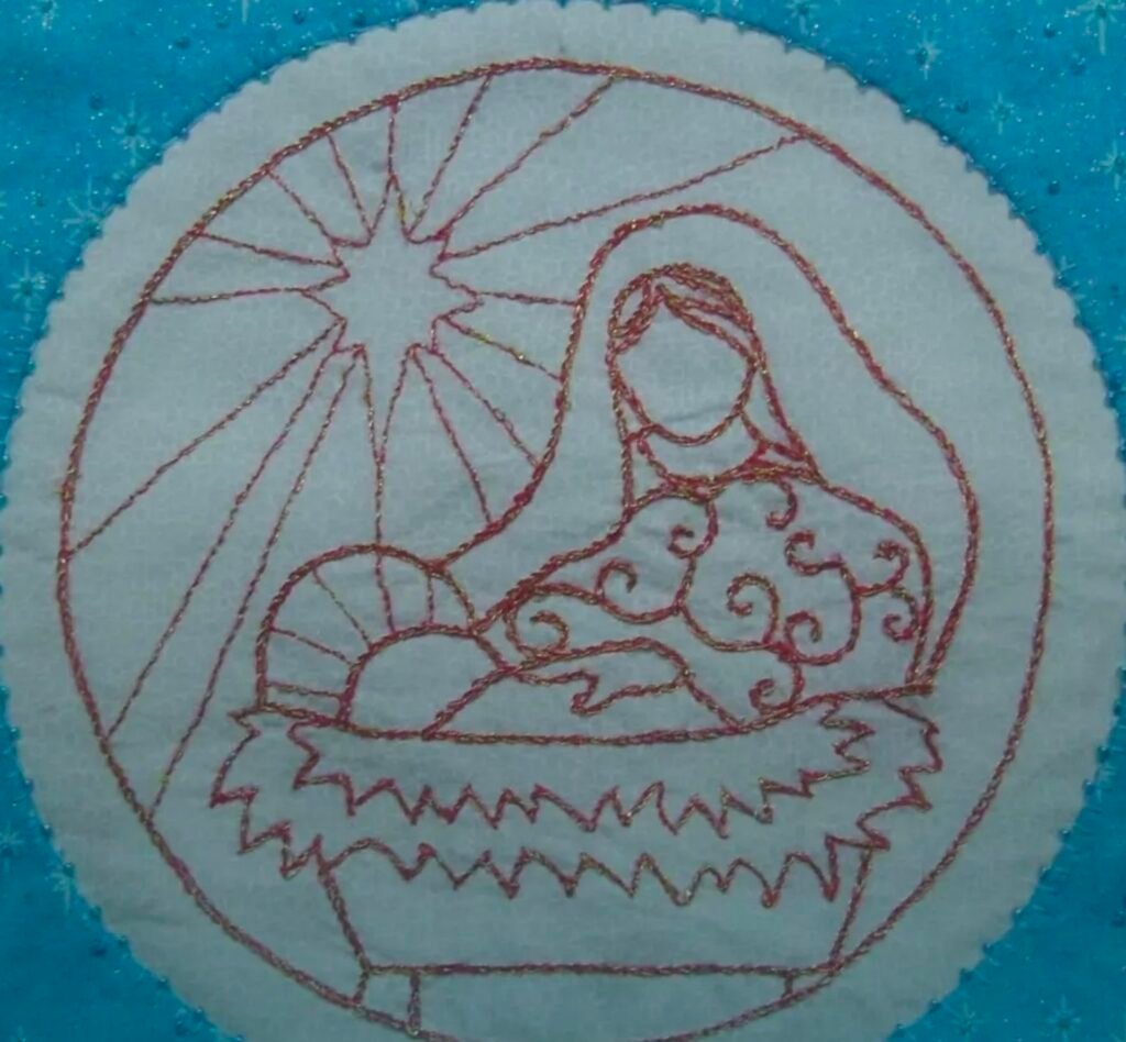 Nacimiento bordado